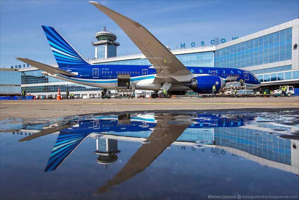 Первый в СНГ Dreamliner посетил Домодедово